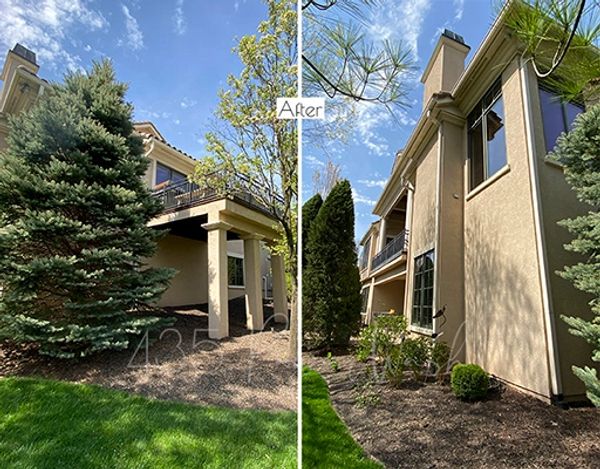 Soft pressurewash stucco. Powerwash whole house. S. Overland Park KS. Professional soft wash company