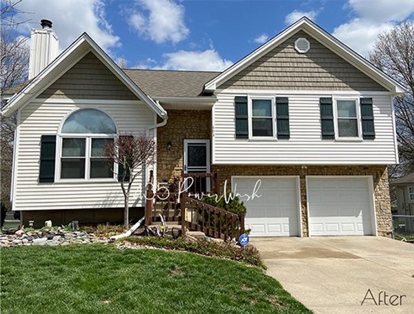 House wash in Raymore, MO. Regular upkeep. KC power washing company.